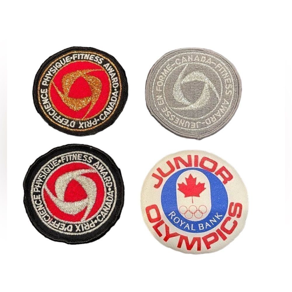 3 for $30! Vintage fitness badges‎
